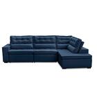 Sofá De Canto Retrátil E Reclinável Com Molas Ld 3,00x2,00m V