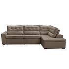 Sofá De Canto Retrátil E Reclinável Com Molas Ld 3,40x2,00m V