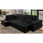 Sofá De Canto Retrátil E Reclinável Com Molas Le 3,00x2,00m V