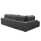 Sofá De Canto Retrátil E Reclinável Com Molas Le 3,00x2,00m V