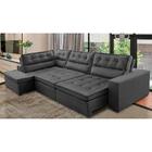 Sofá De Canto Retrátil E Reclinável Com Molas Le 3,00x2,00m V