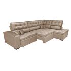 Sofá De Canto Retrátil E Reclinável Direito 3,40x2,36m Molas