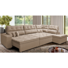 Sofá De Canto Retrátil E Reclinável Direito 3,40x2,36m Molas