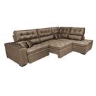 Sofá De Canto Retrátil E Reclinável Direito 3,40x2,36m Molas