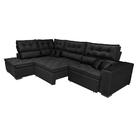 Sofá De Canto Retrátil E Reclinável Esquerdo 3,00x2,36m Molas