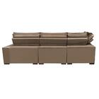 Sofá De Canto Retrátil E Reclinável Esquerdo 3,40x2,36m Molas