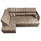 Sofá De Canto Retrátil E Reclinável Esquerdo 3,40x2,36m Molas