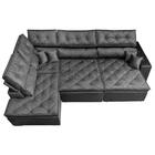 Sofá De Canto Retrátil E Reclinável Esquerdo 3,40x2,36m Molas