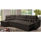 Sofá De Canto Retrátil E Reclinável Esquerdo 3,40x2,36m Molas