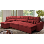 Sofá De Canto Retrátil E Reclinável Esquerdo 3,40x2,36m Molas