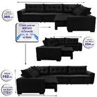 Sofá De Canto Retrátil, Reclinável, Molas Cama Inbox Oklahoma