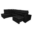 Sofá De Canto Retrátil, Reclinável, Molas Cama Inbox Platinum