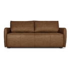 Sofá De Couro 2 Lugares 200cm Vitória Prime Camel- Touro E Cia