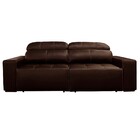 Sofá De Couro 2 Lugares Alabama 230cm Usb M06 Cor Café 490 -