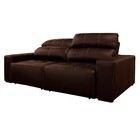 Sofá De Couro 2 Lugares Alabama 230cm Usb M06 Cor Café 490 -