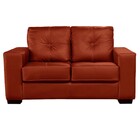 Sofá De Couro 2 Lugares Londres 151cm M06 Cor Conhaque Com Br