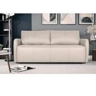 Sofá De Couro 3 Lugares 240cm Vitória Prime Off White - Touro