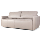 Sofá De Couro 3 Lugares 240cm Vitória Prime Off White - Touro