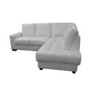 Sofá De Couro Canto Marrocos 2 Lugares Com Chaise Direita Bra