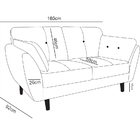 Sofá De Couro Dallas 2 Lugares Grizzy - Mempra