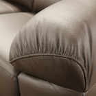 Sofá De Couro Floyde 2 Lugares Marrom Pigmentado - Clube Móve