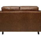 Sofá De Couro Guarujá 2 Lugares Soft Mel - Mempra