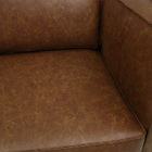 Sofá De Couro Guarujá 2 Lugares Soft Mel - Mempra