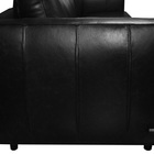 Sofá De Couro Guarujá 3 Lugares Soft Preto - Mempra