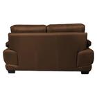 Sofá De Couro Legítimo 2 Lugares 1,76m Cama Inbox Don Arturo