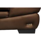 Sofá De Couro Legítimo 2 Lugares 1,76m Cama Inbox Don Arturo