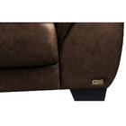 Sofá De Couro Legítimo 3 Lugares 2,10m Cama Inbox Monterrey C