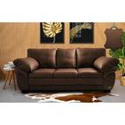 Sofá De Couro Legítimo 3 Lugares 2,10m Cama Inbox Monterrey C