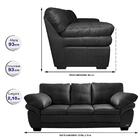 Sofá De Couro Legítimo 3 Lugares 2,10m Cama Inbox Monterrey P