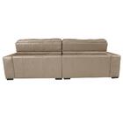 Sofá De Couro Legítimo Retrátil Automático 3,15m Cama Inbox G