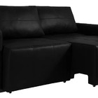 Sofá De Couro Sala De Estar 4 Lugares 260cm Reclinável E Retr