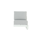 Sofá de Jardim Módulo de Canto Athena Alumínio Branco 91x75x88cm Naterial