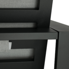 Sofá de Jardim Athena Alumínio Cinza 91x245x88cm Naterial