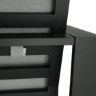 Sofá de Jardim Lateral Athena Alumínio Cinza 91x160x88cm Naterial