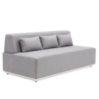 Sofá de Jardim Neptune Alumínio Cinza 71,5x180x90cm Naterial