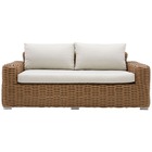 Sofá de Jarim Ayamo de Alumínio Marrom 80x180x88cm Naterial