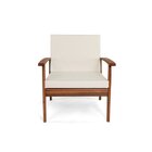 Sofá De Madeira 2 Lugares Com 2 Poltronas Isis Yescasa Stain