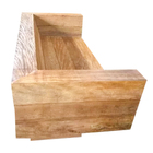 Sofá De Madeira Maciça Demolição Rústico