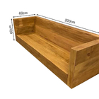 Sofá De Madeira Maciça Demolição Rústico