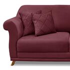 Sofá Decorativo 160cm 2 Lugares Com 4 Almofadas Armstrong Vel