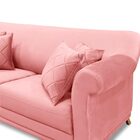 Sofá Decorativo 160cm 2 Lugares Com 4 Almofadas Armstrong Vel