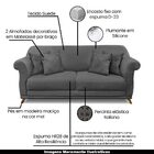 Sofá Decorativo 180cm 2 Lugares Com 4 Almofadas Armstrong Sue