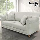 Sofá Decorativo 200cm 3 Lugares Com 4 Almofadas Armstrong Vel