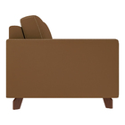 Sofá Decorativo 280cm Moscou Couro Caramelo G52 - Gran Belo