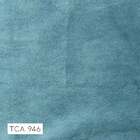 Sofá Decorativo 288cm Com Almofadas Redondas Clarke Veludo Az