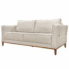 Sofá Decorativo 2 Lugares 170cm Pés Em Madeira Tarantino Linh